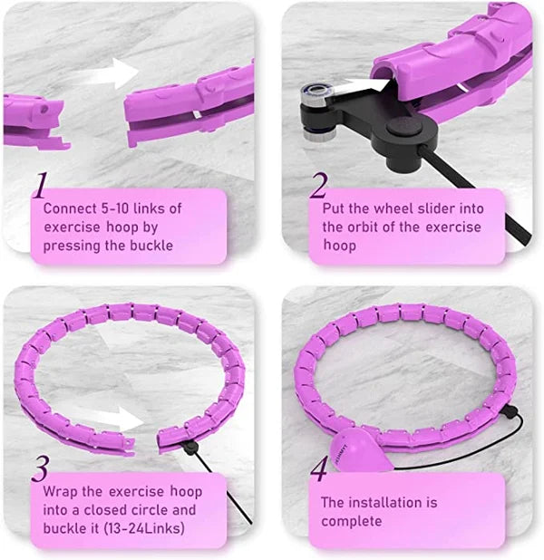 ⏰ OFF 49%🔥Smart Weighted Fit Hoop- Loss Fast fat burning!🔥