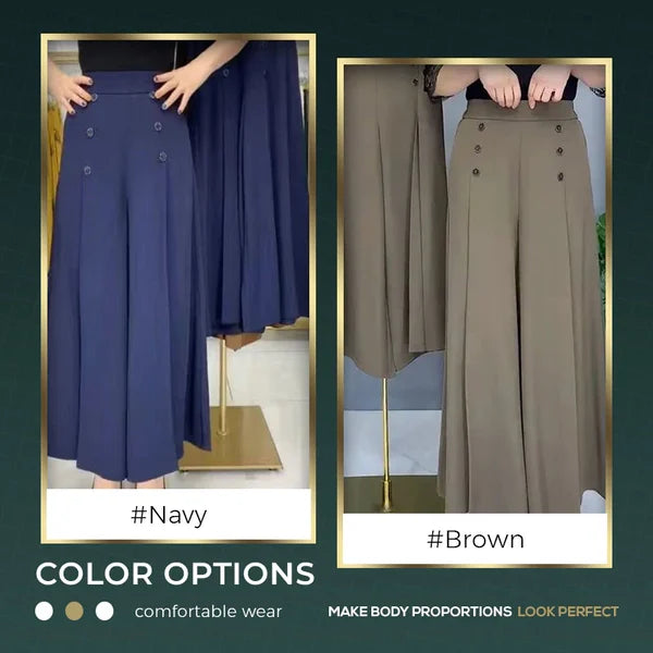 🔥[Comfy and Cool] Stylish Pleated Wide-leg Pants