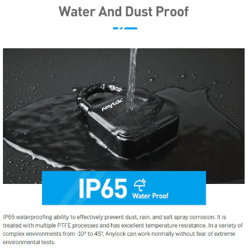 Waterproof L3 Fingerprint Padlock