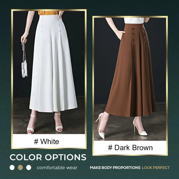 🔥[Comfy and Cool] Stylish Pleated Wide-leg Pants
