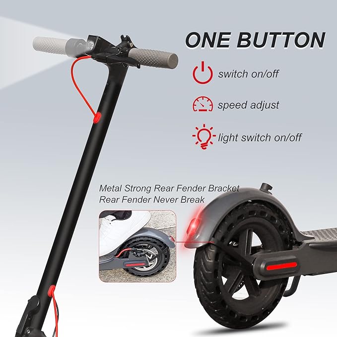 EVERCROSS EV85F Patinete Electrico Adultos, 8.5'' Electric Scooter Plegable