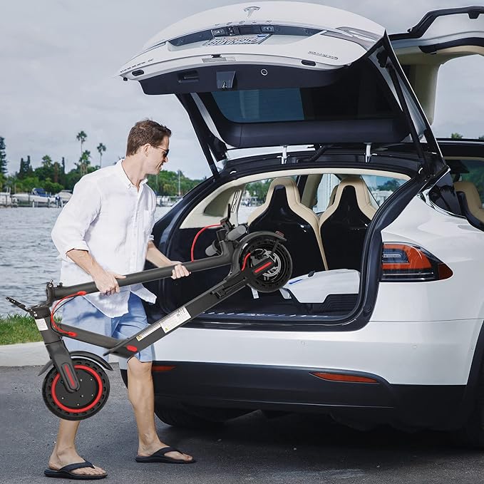 AOVOPRO Patinete eléctrico adulto, motor de 350 W, alcance de 30 km