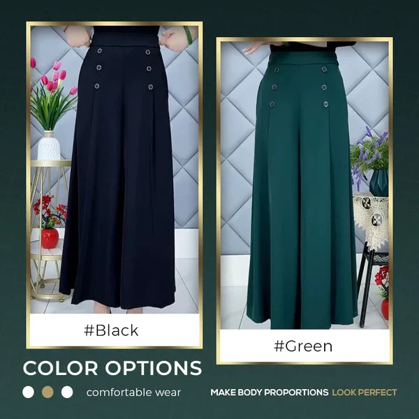 🔥[Comfy and Cool] Stylish Pleated Wide-leg Pants