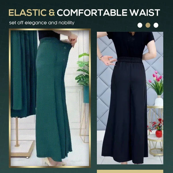 🔥[Comfy and Cool] Stylish Pleated Wide-leg Pants